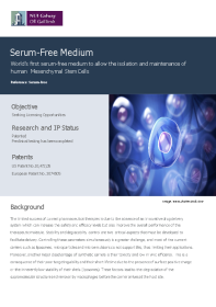 A Serum Free Medium front page preview
                    