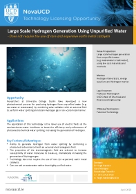 Hydrogen Generation from Unpurified Water front page preview
                    