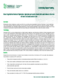 New Crystalline Forms of Apixaban front page preview
                    
