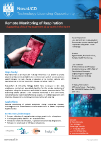Remote Monitoring of Respiration Rate front page preview
                    