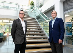 Darrin Morrissey, CEO of NIBRT and Alastair Blair, CMD of Accenture.