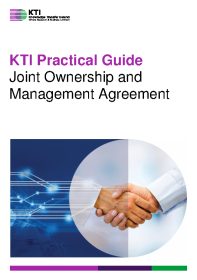 KTI Practical Guide to Joint Ownership Management Agreement front page preview
              